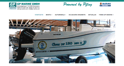 Desktop Screenshot of gp-marine.com